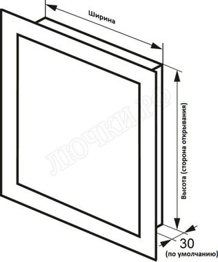 Люк сантехнический нажимной Бабушкина радость :-) 400*800 Люк сантехнический нажимной Бабушкина радость :-) 400*800