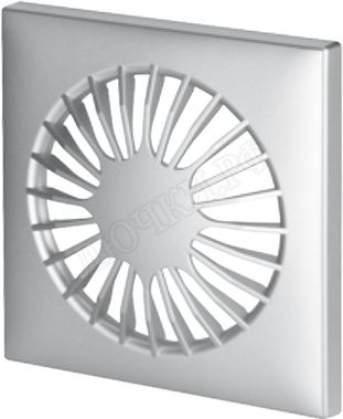 Вытяжной вентилятор Awenta System+, Silent, 100 KWS100W, Omega, POSA100, Серебро (сатин), пластик Вытяжной вентилятор Awenta System+, Silent, 100 KWS100W, Omega, POSA100, Серебро (сатин), пластик