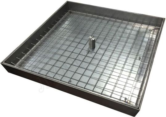 Напольный люк из нержавеющей стали AISI 304 700*700 Напольный люк из нержавеющей стали AISI 304 700*700