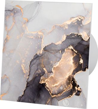 Вытяжной вентилятор airRoxy dRim, 125 HS, глянцевое стекло, розово-золотой мрамор, 01-188 Вытяжной вентилятор airRoxy dRim, 125 HS, глянцевое стекло, розово-золотой мрамор, 01-188