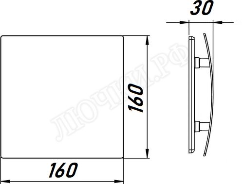 Вытяжной вентилятор Awenta System+, Silent, 100, KWS100W, PEH100, Хром, пластик Вытяжной вентилятор Awenta System+, Silent, 100, KWS100W, PEH100, Хром, пластик