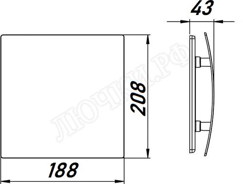 Вытяжной вентилятор Awenta System+, Turbo, 125, KWT125CTR, PES125, Серебро, пластик Вытяжной вентилятор Awenta System+, Turbo, 125, KWT125CTR, PES125, Серебро, пластик