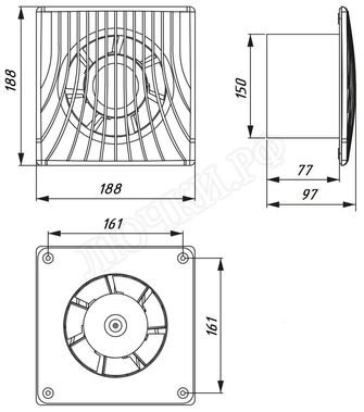 Вытяжной вентилятор Awenta WA Series Вытяжной вентилятор Awenta WA Series